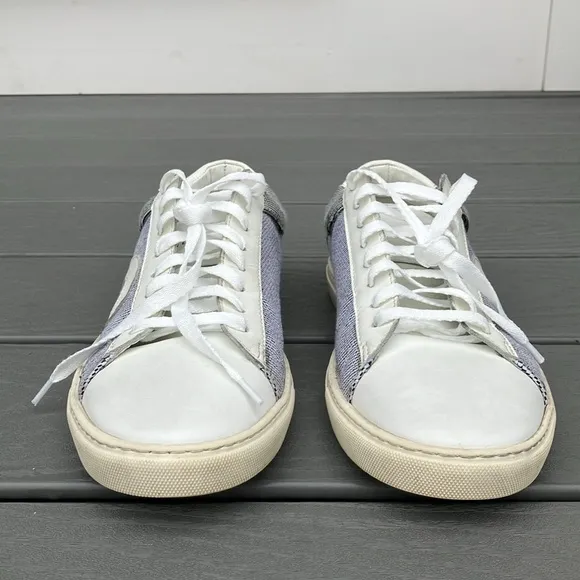 Oliver Cabell Low 1 Epoch Sneakers/Shoes White/Black/Purple Size 11 (EU 41)