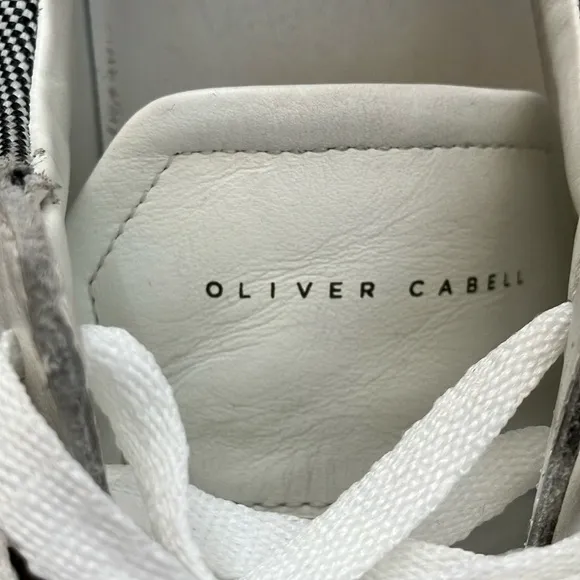 Oliver Cabell Low 1 Epoch Sneakers/Shoes White/Black/Purple Size 11 (EU 41)