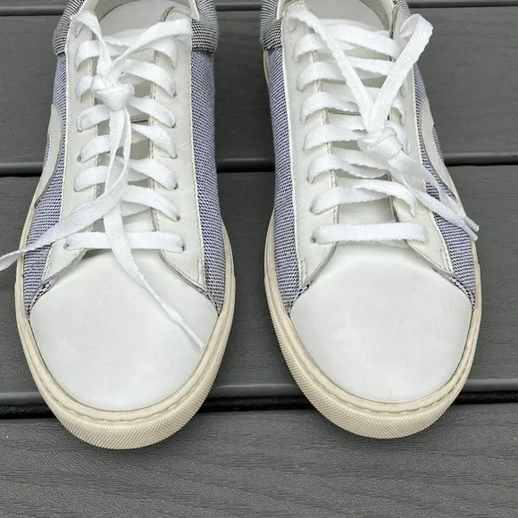Oliver Cabell Low 1 Epoch Sneakers/Shoes White/Black/Purple Size 11 (EU 41)