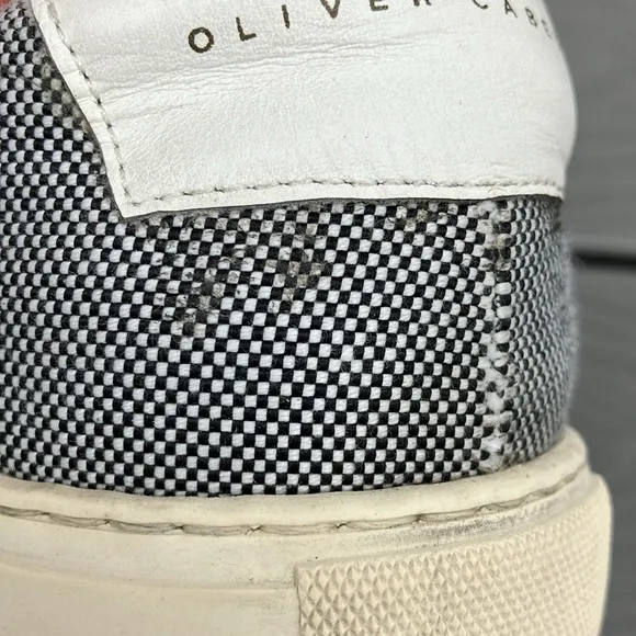 Oliver Cabell Low 1 Epoch Sneakers/Shoes White/Black/Purple Size 11 (EU 41)