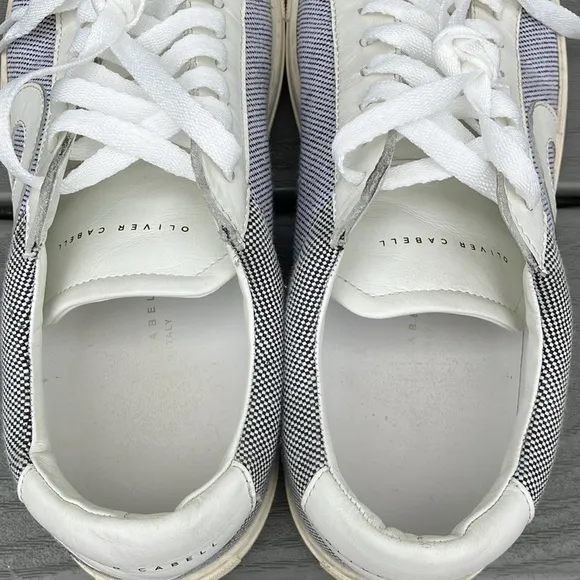 Oliver Cabell Low 1 Epoch Sneakers/Shoes White/Black/Purple Size 11 (EU 41)