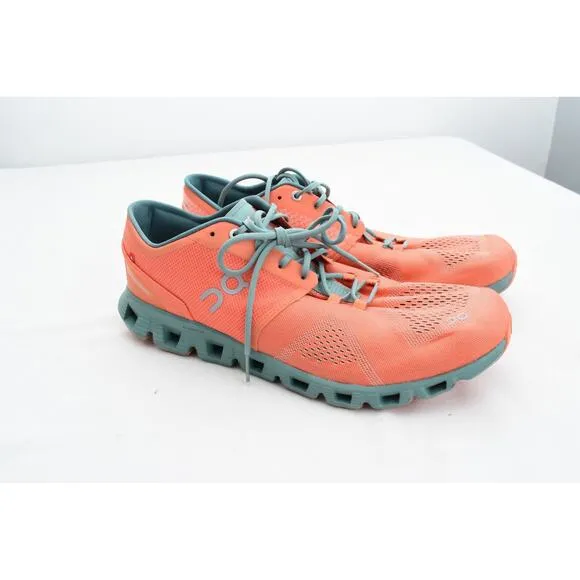On Cloud Mens US 12 M EU 47 Orange Cloud X Athletic Trail Running Hiking Shoes