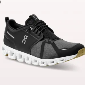 On Cloud NWB 5 Terry Textile Men's Black Low-Top Trainers. Size 11.5. DS69