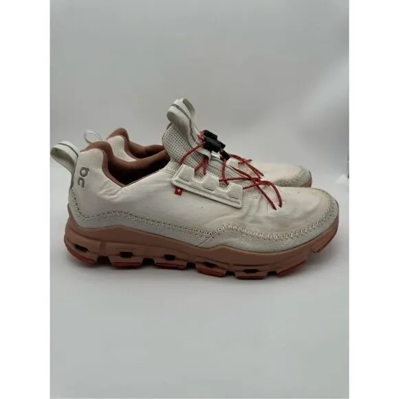 ON CLOUDAWAY ICE/CHILI RED GREY WHITE RUNNING SHOES Women’s 10
