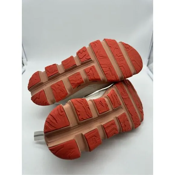 ON CLOUDAWAY ICE/CHILI RED GREY WHITE RUNNING SHOES Women’s 10