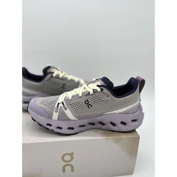 On Cloudsurfer Trail Size 9.5 Womens Seedling Lilac Purple Black Running Shoes