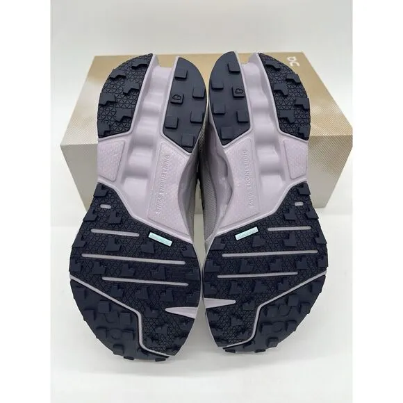On Cloudsurfer Trail Size 9.5 Womens Seedling Lilac Purple Black Running Shoes