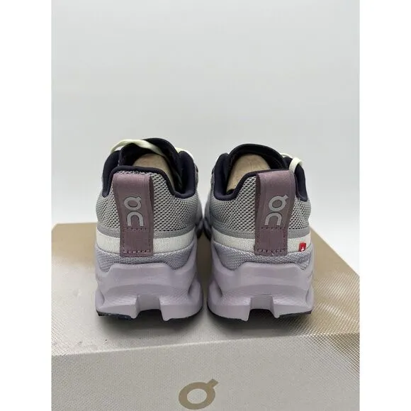 On Cloudsurfer Trail Size 9.5 Womens Seedling Lilac Purple Black Running Shoes