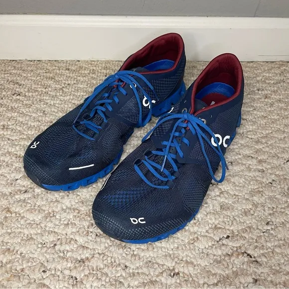 On Running Cloud X Sneakers Running Shoes in Midnight Cobalt Men’s Size 10