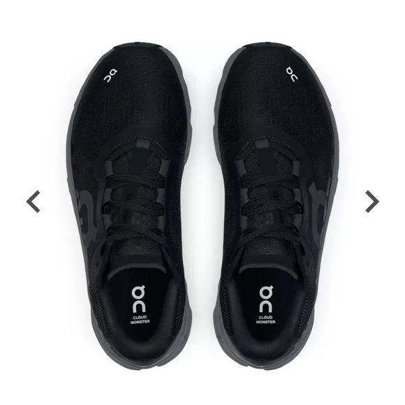 On Running Cloudmonster Women’s Shoes - Black/Grey size 9