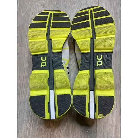 On Running Shoes Cloudflash Speed Athletic Sneaker Men 12.5 Neon‎ White Training