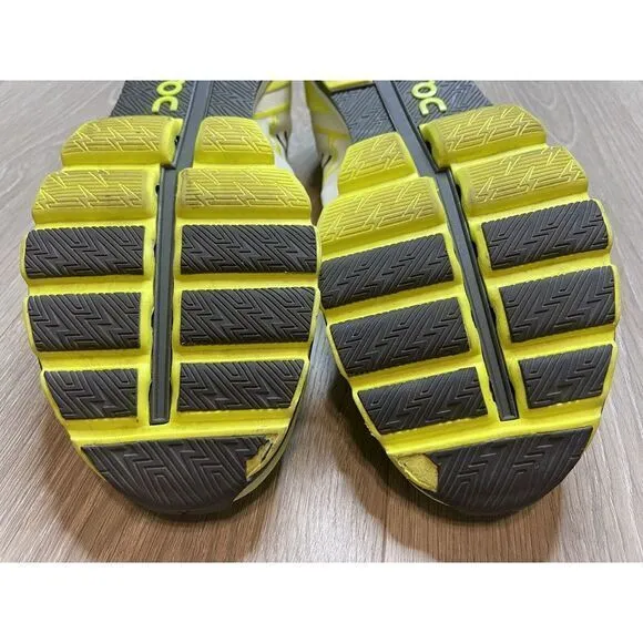 On Running Shoes Cloudflash Speed Athletic Sneaker Men 12.5 Neon‎ White Training
