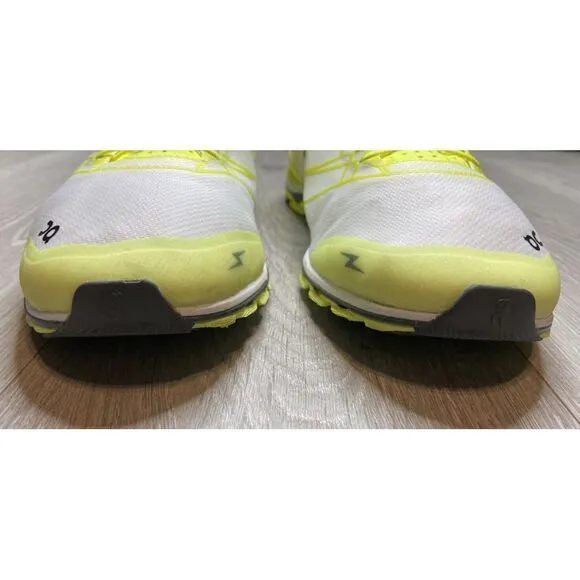 On Running Shoes Cloudflash Speed Athletic Sneaker Men 12.5 Neon‎ White Training
