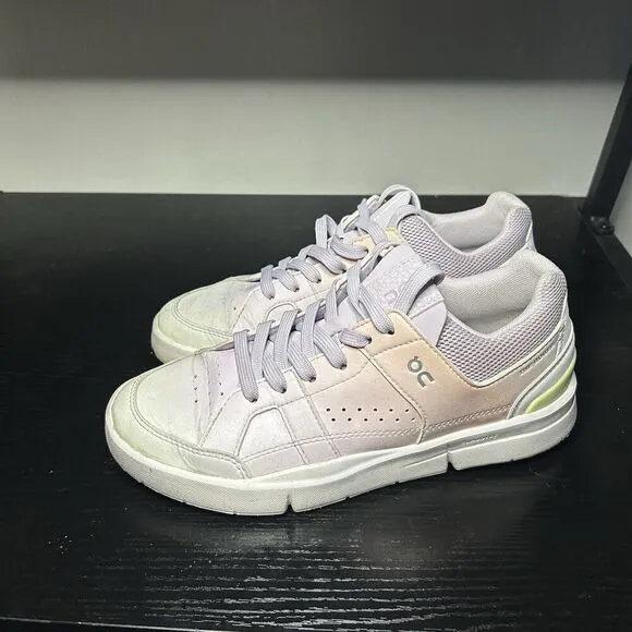 On The Roger Clubhouse Opal Prairie Limelight Women’s Size 6.5 Tennis Shoes