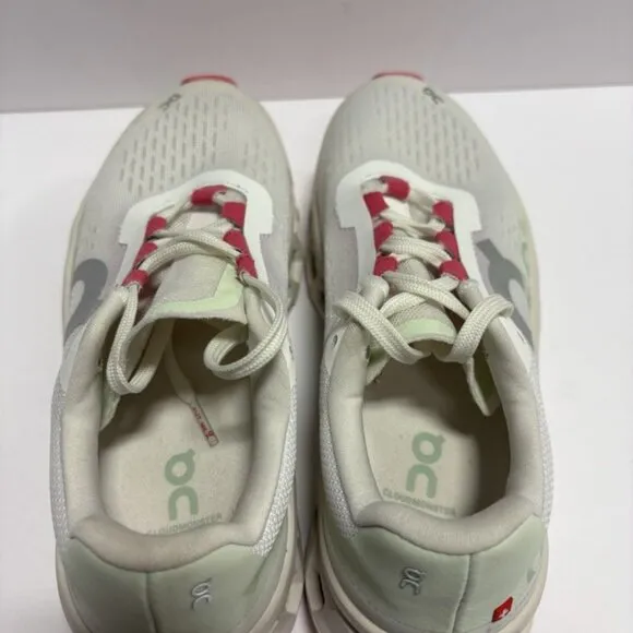 On Women’s Cloudmonster Running Shoes White/Lima, Size 6 M