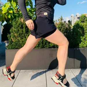 Open toe Women’s Shoes Black red and white Fun platform tracking transformers