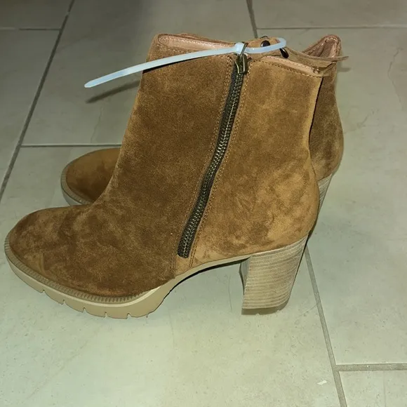 Paul Green SLOANE BOOT lightweight EVA sole outside zipper Size UK 6 fits 8.5