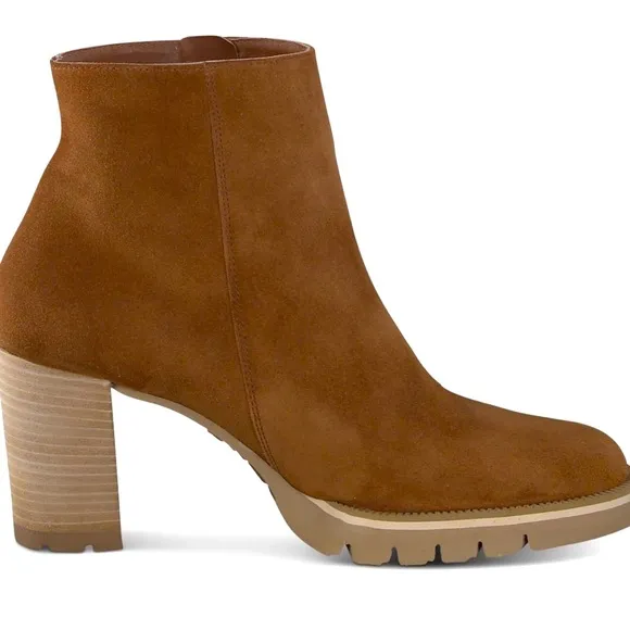 Paul Green SLOANE BOOT lightweight EVA sole outside zipper Size UK 6 fits 8.5
