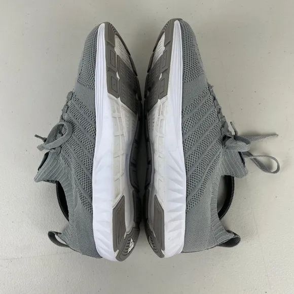 PEAK Shoes Mens 9.5 Gray Sport Lightweight Comfortable Slip On Running