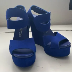 Pedro Garcia Platform Wedges Size 6 1/2