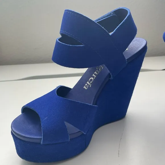 Pedro Garcia Platform Wedges Size 6 1/2