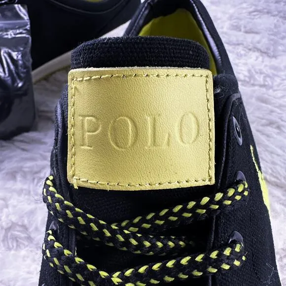 Polo Ralph Lauren Faxon Low Black Lifestyle Shoes Men’s size 11.5D