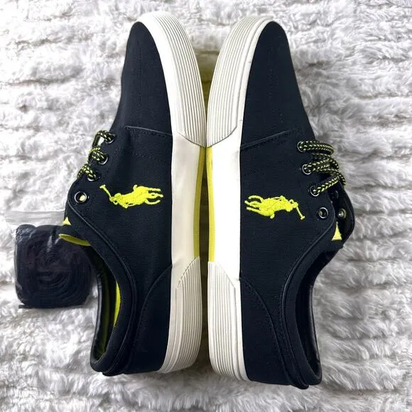 Polo Ralph Lauren Faxon Low Black Lifestyle Shoes Men’s size 11.5D