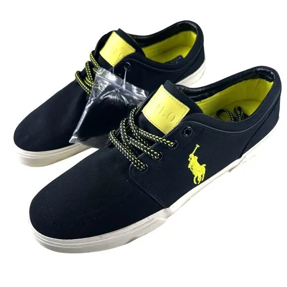 Polo Ralph Lauren Faxon Low Black Lifestyle Shoes Men’s size 11.5D