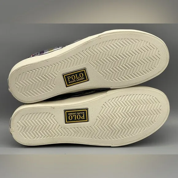 Polo Ralph Lauren Keaton Pony Slip-On Tiger Patchwork Shoes Men’s Size 10 NEW