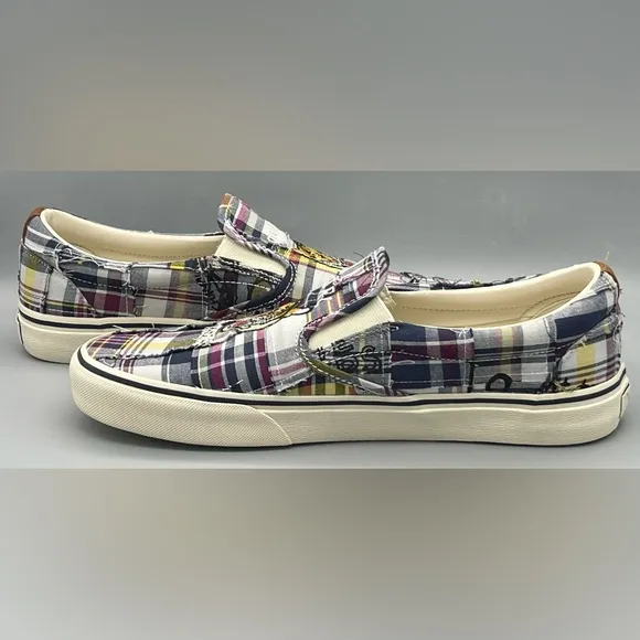 Polo Ralph Lauren Keaton Pony Slip-On Tiger Patchwork Shoes Men’s Size 10 NEW
