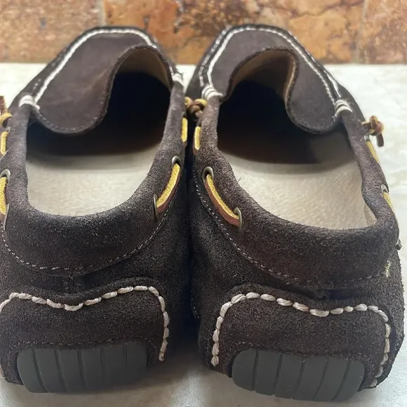 Polo Ralph Lauren Men’s Loafers Arkley Shoes Leather Suede Brown Size 9D