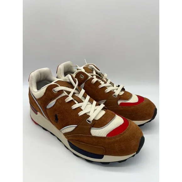 Polo Ralph Lauren Trackster 200 Shoes Brown Men’s 10.5 NEW📦