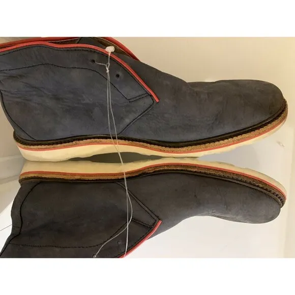 Polo Ralph Lauren 'Whiston' Chukka Boot Shoes Men’s Sz 10.5D‎ Gray No Laces