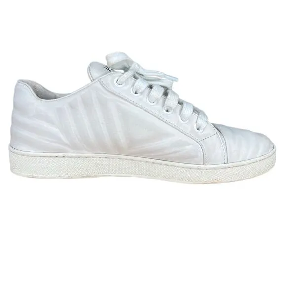Prada Quilted Leather Logo Sneakers Women’s 37.5