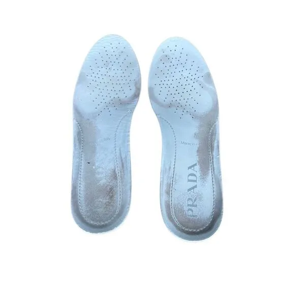 Prada Quilted Leather Logo Sneakers Women’s 37.5