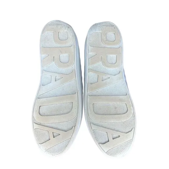 Prada Quilted Leather Logo Sneakers Women’s 37.5