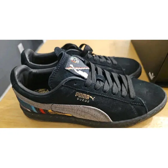 Puma 1968 Black History Month (Black Lives Matter) Suede Shoes Size 7.5 With Box