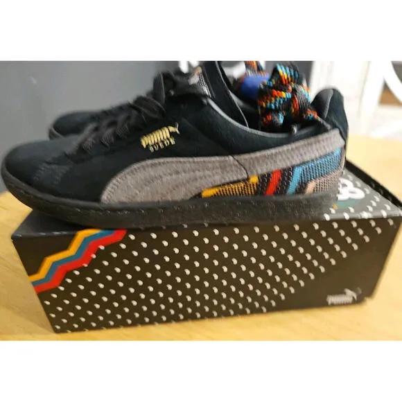 Puma 1968 Black History Month (Black Lives Matter) Suede Shoes Size 7.5 With Box