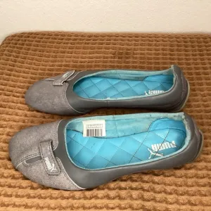 PUMA 90s archive speed Sz 7.5 princess mary jane ballet leather‎ flats shoes Y2K