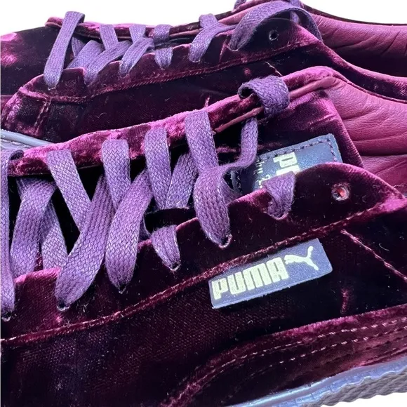 Puma Fenty By Rihana red velvet Shoes Size 9