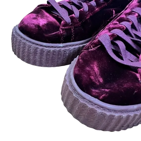 Puma Fenty By Rihana red velvet Shoes Size 9