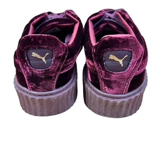 Puma Fenty By Rihana red velvet Shoes Size 9