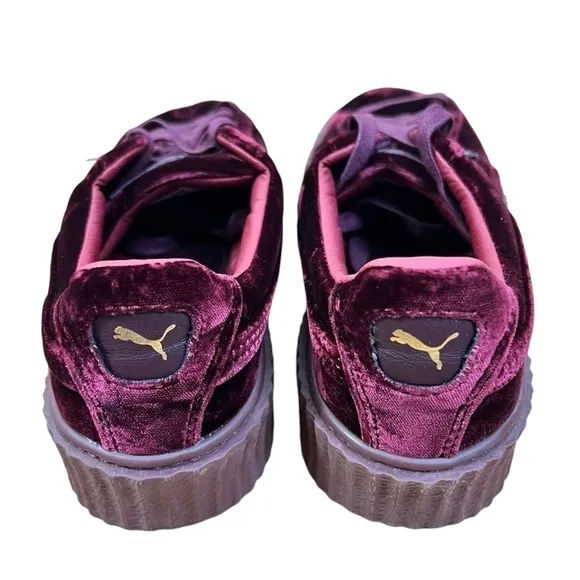 Puma Fenty By Rihana red velvet Shoes Size 9