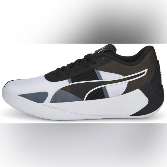 Puma Fusion Nitro Team Black/White size 11.5 MEN’S BASKETBALL SHOES