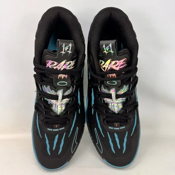 Puma Lamelo Ball MB.03 Blue Hive Basketball Shoes Black Blue Men’s Size 11.5