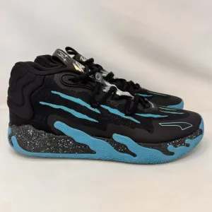 Puma Lamelo Ball MB.03 Blue Hive Basketball Shoes Black Blue Men’s Size 11.5