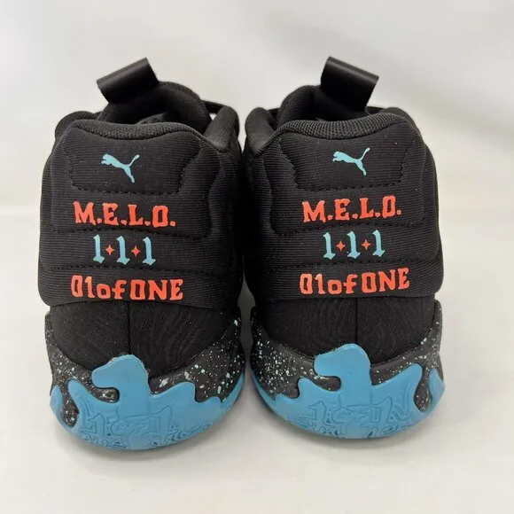 Puma Lamelo Ball MB.03 Blue Hive Basketball Shoes Black Blue Men’s Size 11.5