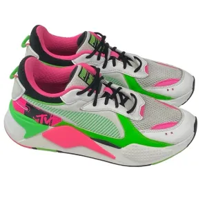 Puma RS-X Tracks MTV Sneakers Men’s 8.5 / Women’s 10 Shoes Neon Green Hot Pink
