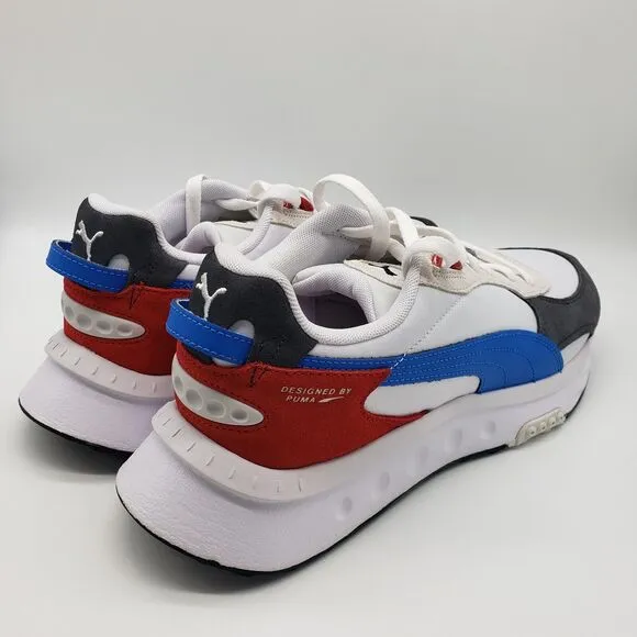 Puma Wild Rider Rollin 381517-04 Ebony White Men’s Running Shoes Size 11 NEW