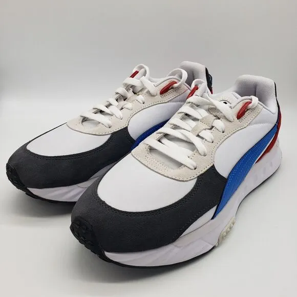 Puma Wild Rider Rollin 381517-04 Ebony White Men’s Running Shoes Size 11 NEW